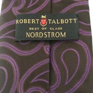 Robert Talbott Best Of Class Purple Paisley Tie